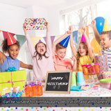 Harloon 6 Pcs Chalk Board Small 8.5 x 10.5 Double Sided Mini Unfinished Wood Frame Tabletop Blackboard Signs Classroom School Supplies for Kid Party Harloon