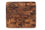 Ironwood Gourmet Oslo End Grain Utility Cutting Board, 14 x 16 Inches, Natural Acacia Wood Ironwood Gourmet