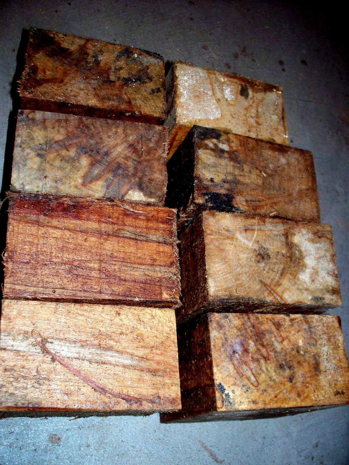 6 AMBROSIA MAPLE BOWL BLANKS LATHE TURNING BLOCKS WOOD 5" X 5" X 3" - WoodArtSupply