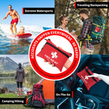 Protect Life First Aid Kit for Home/Business | HSA/FSA Eligible Emergency Kit | Hiking First aid kit Camping | Travel First Aid Kit for Car|Small Protect Life