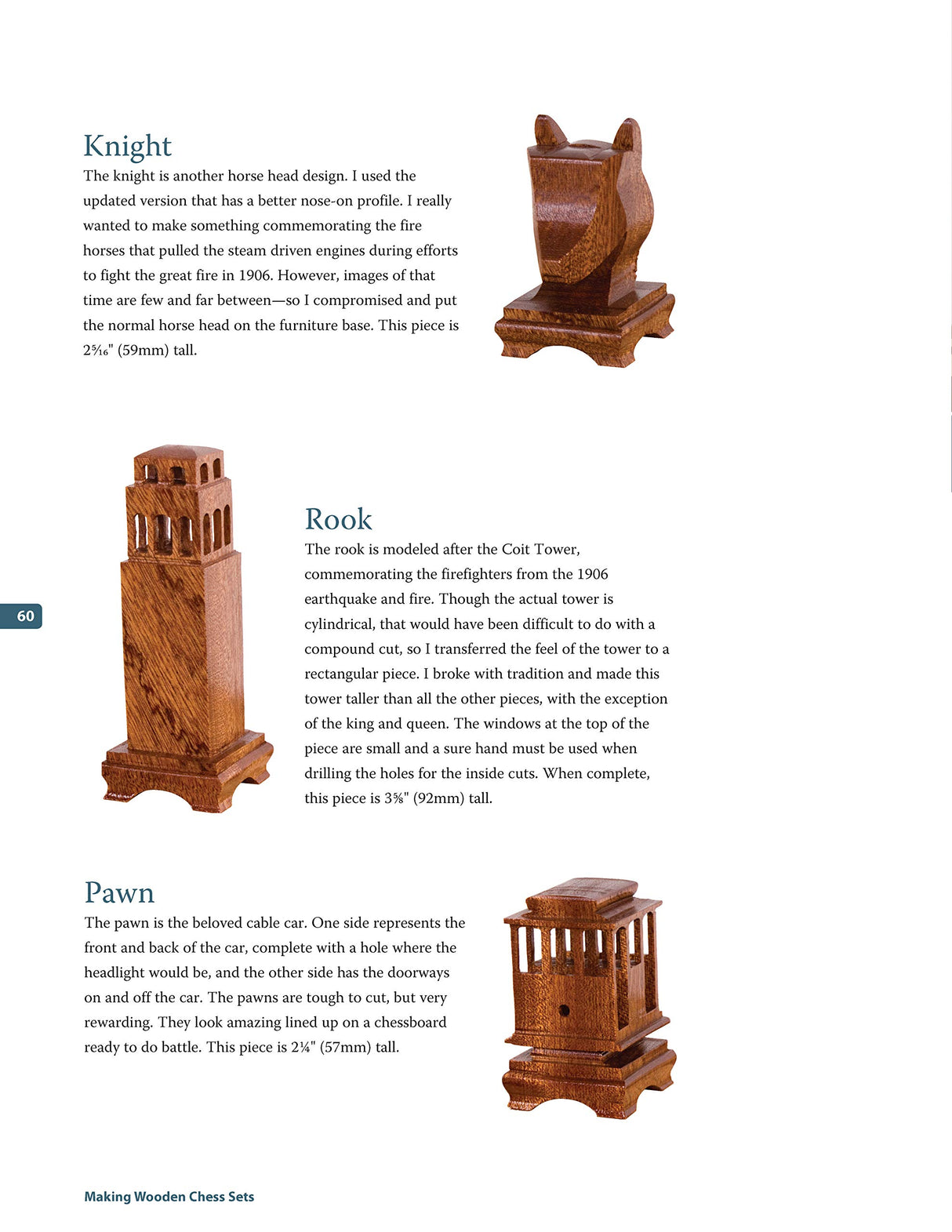 Making Wooden Chess Sets: 15 One-of-a-Kind Designs for the Scroll Saw (Fox Chapel Publishing) Neo-Classic, Trojan, Canterbury, Venice, a Chessboard, Design Originals