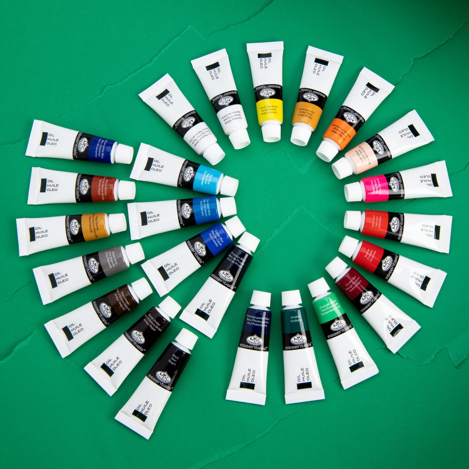Royal & Langnickel Oil Paint PK 24/PKG, Yellow Royal & Langnickel