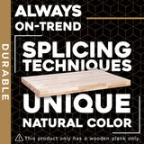 DuraSteel 24x30 Natural Finish Maple Butcher Block Workbench Top for Multi-Purpose Use DuraSteel