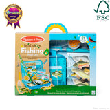 Melissa & Doug Let’s Explore Fishing Play Set – 21 Pieces - for Toddlers And Kids, Pretend Play Fishing Toy, Learning Toys For Kids Ages 3+ Melissa & Doug
