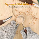 JIAN Wood Carving Tools Set - Wood Carving Knife Kit for Beginners, Adults, and Kids, Includes 3 Whittling Knives for DIY Woodworking and Carving JIAN