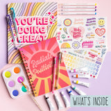 STMT D.I.Y. Artist Stationery Set, Art Journal Kit, Watercolor Kit, DIY Journaling Set for Girls Ages - 8+ STMT