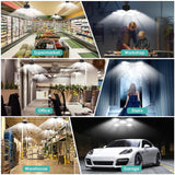 AYSEMO 100W 10000LM Super Bright 5-Panel LED Light Bulb, 6000K Daylight, E26/E27 Base, High Bay Lighting for Garage, Basement, Barn AYSEMO