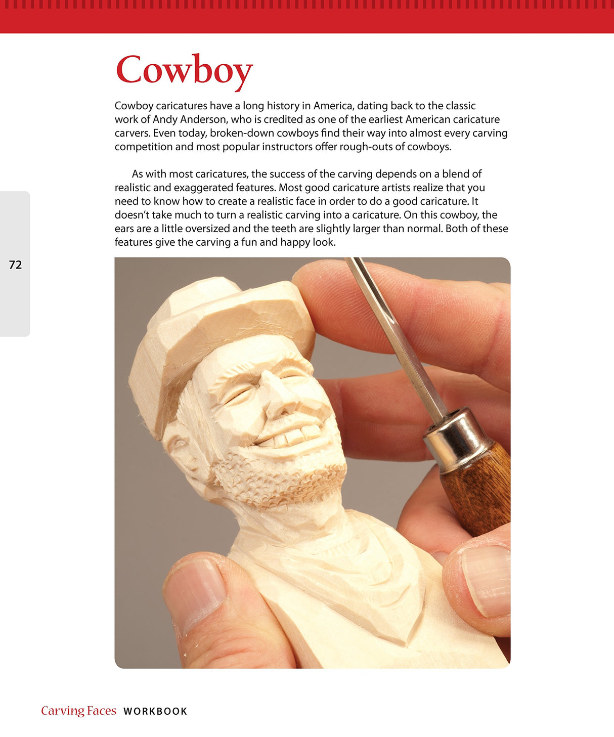 Carving Faces Workbook: Learn to Carve Facial Expressions with the Legendary Harold Enlow (Fox Chapel Publishing) Detailed Lips, Eyes, Noses, and Fox Chapel Publishing