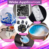 Renfio Black Pigment Paste, 4.23oz/120g Epoxy Dye High Concentrated Epoxy Resin Color Pigment Easy to Mix Paint Resin Pigment Paste for UV Resin Renfio