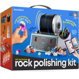 Advanced Professional Rock Tumbler Kit - with Digital 9-Day Polishing Timer & 3 Speed Settings - Turn Rough Rocks into Beautiful Gems : Great Science Dan&Darci