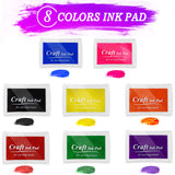 WAYCOM 18 Pcs Rubber Stamp Making Kit,Rubber Carving Block Linoleum Cutter Set Rubber Stamp Carving Block Craft Ink Pad Hobby Knife Pencil for DIY WAYCOM