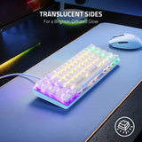 Razer Phantom Keycap Upgrade Set: Unique Stealth Design - Translucent Sides - Bottom-Lasered Legends - Keycap Removal Tools & Stablizers - Universal Razer