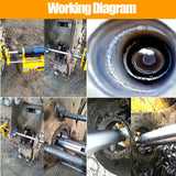 TECHTONGDA Portable Line Boring Machine Line Bore Machine Portable with Control Handle for Excavator Repair XDT50 110V TECHTONGDA