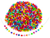 Colorations fun shapes pony beads, 1lb, set of 1800 beads, lacing hole 1/8 inches, craft, hobby, arts & crafts, fun, art supplies, fun shaped pony Colorations