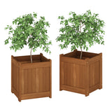 Furinno 2-FG16450 Tioman Hardwood Flower Box, Two-Pack, Natural Furinno