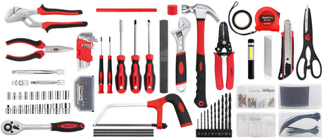 KingTool 325 Piece Home Repair Tool Kit, General Home/Auto Repair Tool Set, Toolbox Storage Case with Drawer, General Household Tool Kit - Perfect KINGTOOL