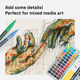 ARTISTRO Paint Pens for Rock Painting, Stone, Ceramic, Glass, Wood, Canvas. Set of 12 Acrylic Paint Markers Extra-fine Tip ARTISTRO