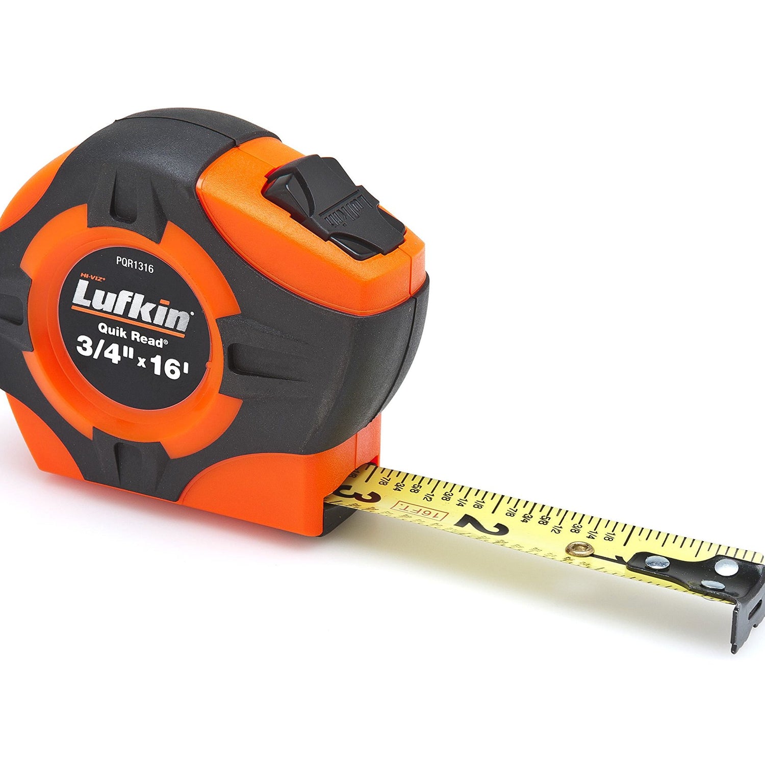 Crescent Lufkin 3/4" x 16' Quikread® Power Return Yellow Clad Tape Measure - PQR1316N Lufkin