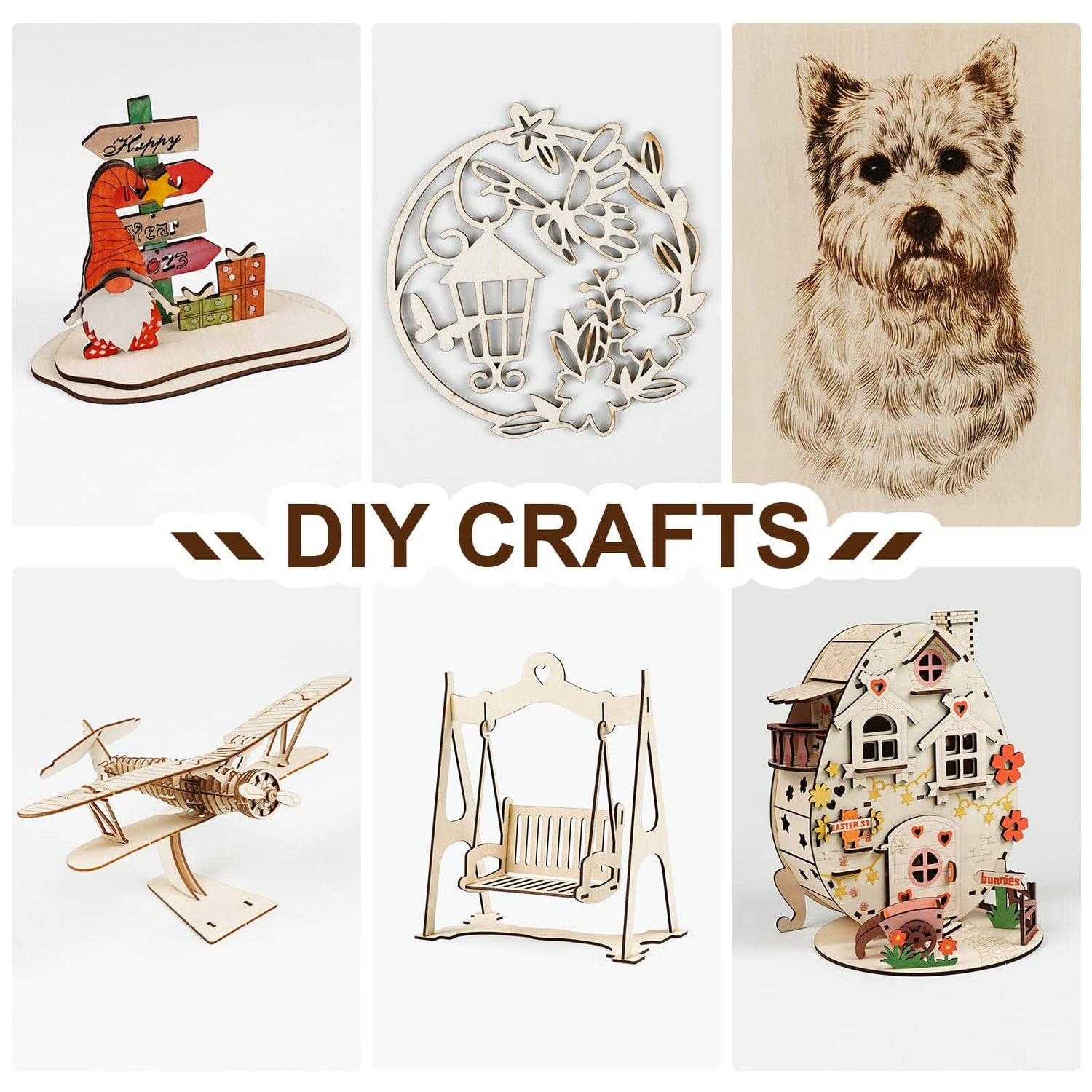 Basswood Sheets, 4 Pack 12×12 Inch Plywood Sheets, 1/4 Thin Plywood Board Thin Wood Board Sheets, Unfinished Wood Boards for Crafts, Hobby, Model Jusnboir