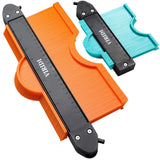 Contour Gauge with Lock, 2pcs 5&10 inch Profile Gauge Smart Measure Ruler Contour Duplicator Carpenter Tool for Vinyl Cutter Plank Install - Instant VIRIDI