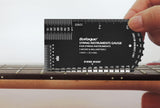Baroque Stringed Instrument Action Ruler Gauge Luthier Measuring Tool for Electric Acoustic Guitar Bass Ukulele Mandolin Banjo SIG-10 Baroque