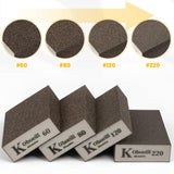 8 Pcs Sanding Block, Washable and Reusable Sanding Sponge for Drywall Wood Metal, Sandpaper Blocks in 60 80 120 220 Grit Coarse/Medium/Fine, Sand Pennik