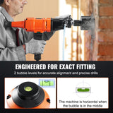 VEVOR Diamond Core Drilling Machine, 4in Handheld Wet Concrete Core Drill Rig, 1100-2400RPM Two Speed & 1-1/4" Thread & 2 Bubble Levels, 3-4in VEVOR