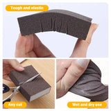 8 Pcs Sanding Block, Washable and Reusable Sanding Sponge for Drywall Wood Metal, Sandpaper Blocks in 60 80 120 220 Grit Coarse/Medium/Fine, Sand Pennik