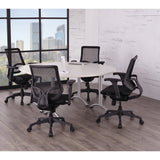 WorkPro® 1000 Series Ergonomic Mesh/Mesh Mid-Back Task Chair, Black/Black, BIFMA Compliant WorkPro