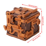 WOODEN.CITY Challenging Escape Room Puzzle Box - Hard Puzzle Box - Cluebox Escape Puzzle - Difficult Puzzle Box - 3D Escape Room Puzzle - Brain WOODEN.CITY