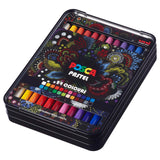 Posca Pastels, Premium Art Set of 24 Wax Pastels, Art Supplies for Home and School | Luxury Crayons for Adults Uni Posca
