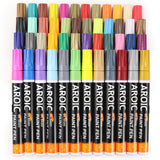 AROIC Paint Pens for Rock Painting - 48 Pack.Write On Anything! Paint pens for Rock, Wood, Metal, Plastic, Glass, Canvas, Ceramic & More! Low-Odor, AROIC