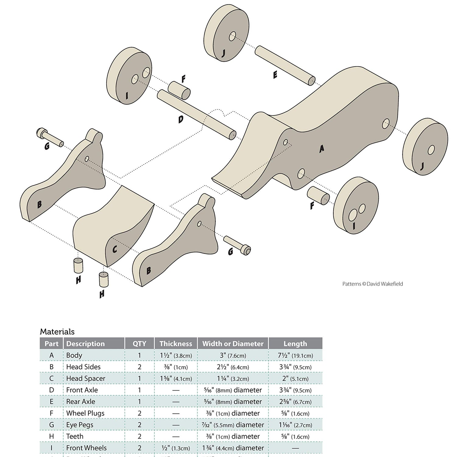 Animated Animal Toys in Wood: 20 Projects that Walk, Wobble & Roll (Fox Chapel Publishing) Patterns & Directions for Making Dinosaurs, a Shark, Duck, Design Originals