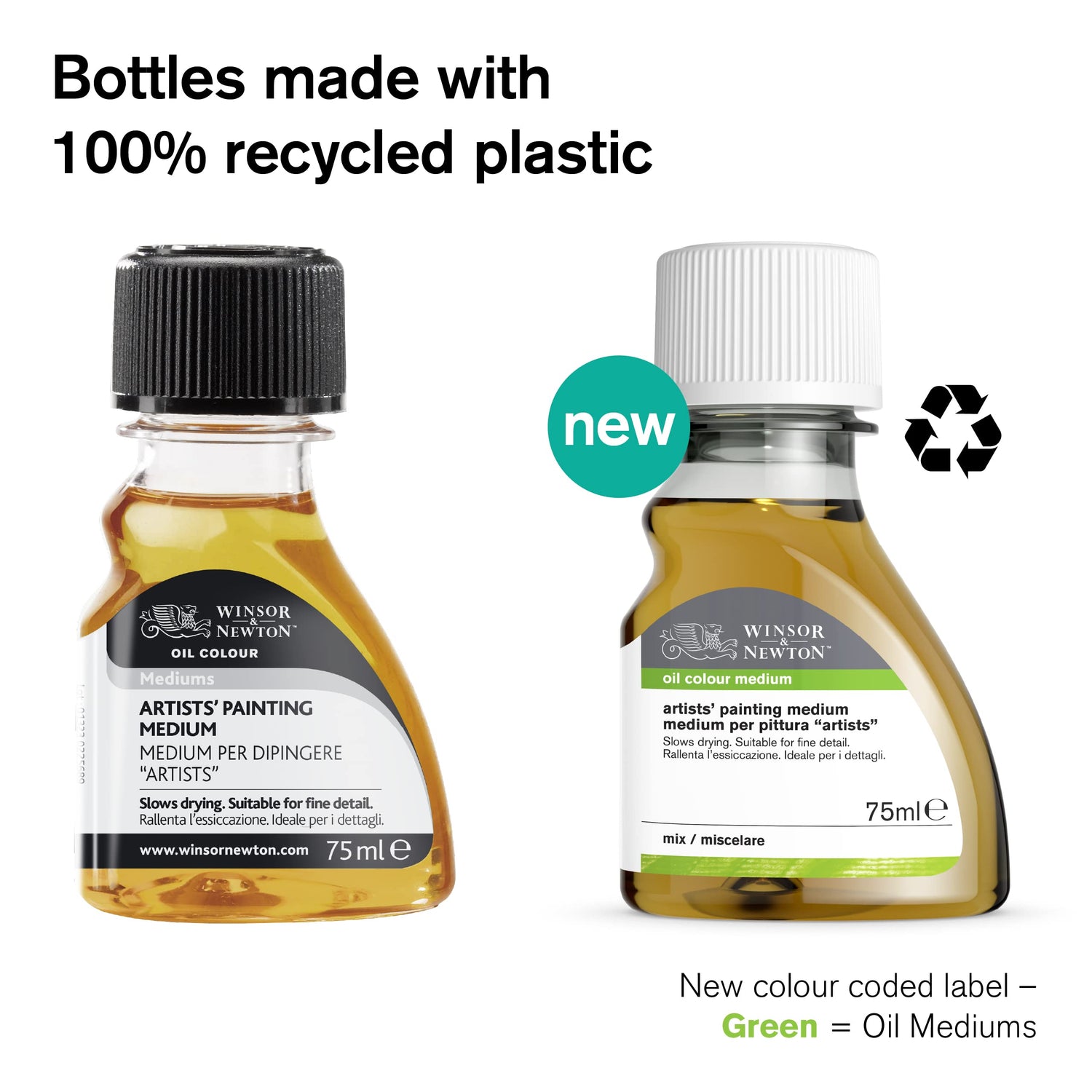 Winsor & Newton Refined Linseed Oil, 75ml (2.5oz) Bottle Winsor & Newton