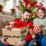 Spampur Power Tool Organizer for Tool Storage, Drill Holder Wall Mount with Charging Station, Tool Holder and Storage Rack for Garage Organization, Spampur