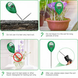 apine Soil Moisture Meter, Plants Moisture Meter, Plant Water Meter for Indoor/Outdoor plants, hydrometer for plants（Green） apine