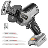 Cordless Reciprocating Saw for DeWalt 20V Max, Brushless Motor Variable Speed, Tool-Free Blade Change, Cerycose Reciprocating saw with LED Light,4 Cerycose