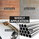 Professional Air Random Orbital Palm Sander, Dual Action Pneumatic Sander, Low Vibration, Heavy Duty Gedu