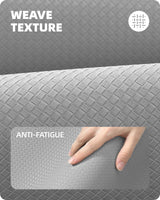 Color&Geometry Kitchen Rugs, Kitchen Rug Set 2 Piece Kitchen Runner Rug Kitchen Floor Mat, Cushioned Anti Fatigue Kitchen Mat Non Skid Waterproof Color&Geometry