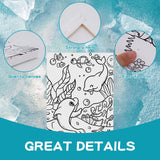 Volmop 3 Pack Paint by Numbers for Kids Ages 8-12,10 * 8" Color by Number for Kids Framed Canvas with 17 Acrylic Paints and 6 Brushes, Kids'Paint by Volmop