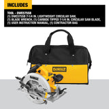 DEWALT Circular Saw, 15 Amp, 57 Degree Bevel, Electric Brake, Corded (DWE575SB) DEWALT