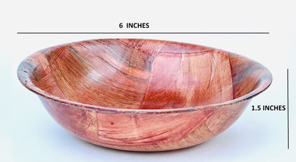 United Brands USA Wood Wooden Salad Bowl Set 6 (6 inches) - WoodArtSupply