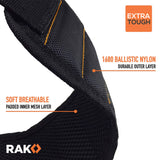RAK Magnetic Wristband for Holding Screws, Nails and Drill Bits for Men - Made from Premium Ballistic Nylon with Lightweight Powerful Magnets - RAK