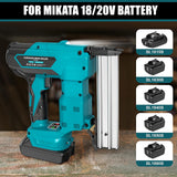 Cordless Brad Nailer for Makita 18V Lithium-Ion Battery, Powered Electric Nail Gun for Wood 18GA, Brushless Motor, 2 Mode, 18 Gauge 5/8 to 1-1/4 MtiolHig
