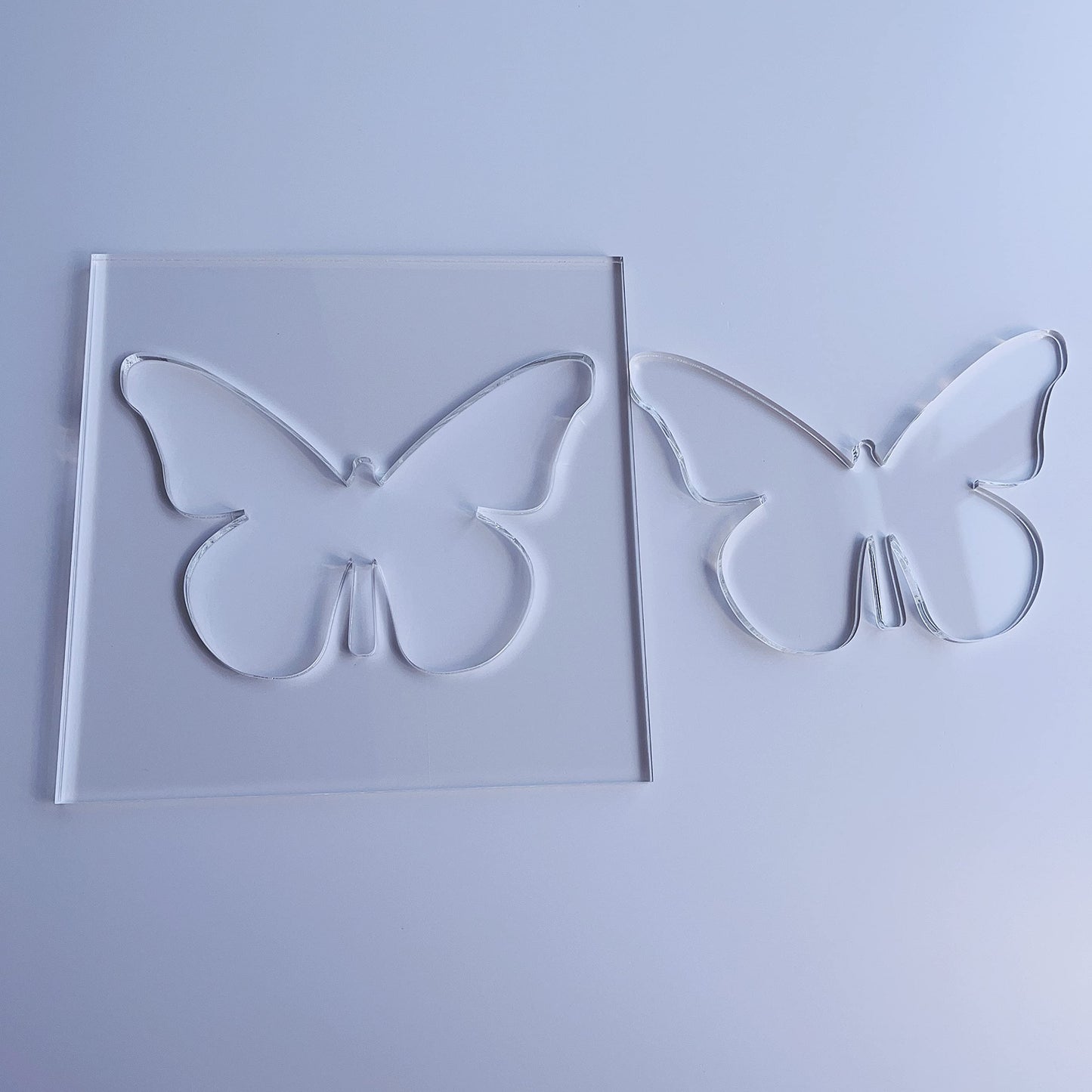 Butterfly Router Template, Clear Acrylic Template, Woodworking Router Template - WoodArtSupply