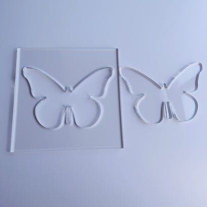 Butterfly Router Template, Clear Acrylic Template, Woodworking Router Template - WoodArtSupply