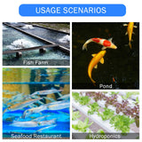 AquaMiracle Aquarium Air Pump Commercial Air Pump 600GPH, 18W Air Pump for Fish Tank, Hydroponic Air Pump, Fish Tank Air Pump Bubbler Pond Aerator AquaMiracle