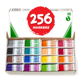 Crayola Broad Line Markers Classpack (256 Ct), Bulk School Supplies For Teachers, Kids Markers For School, Classroom Supplies Crayola