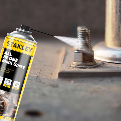 STANLEY Corrosion Inhibitor Spray - Rust Remover&Cleaner Aerosol - Versatile Rust Prevention Spray for Garage, RV, Woodworking, Power Tools - 11 Oz,