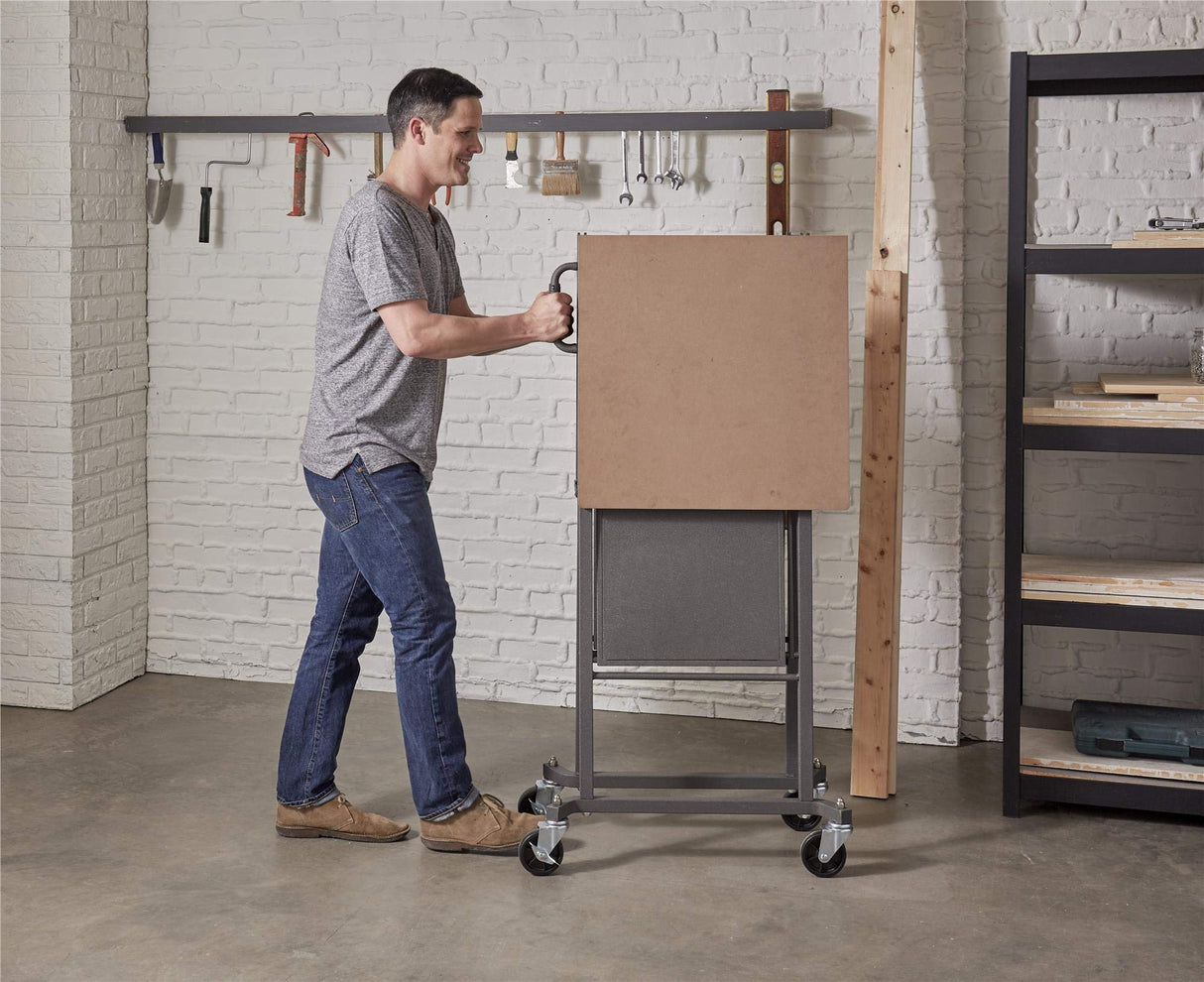 COSCO 66721DKG1E Folding Workbench and Table, Dark Gray CoscoProducts